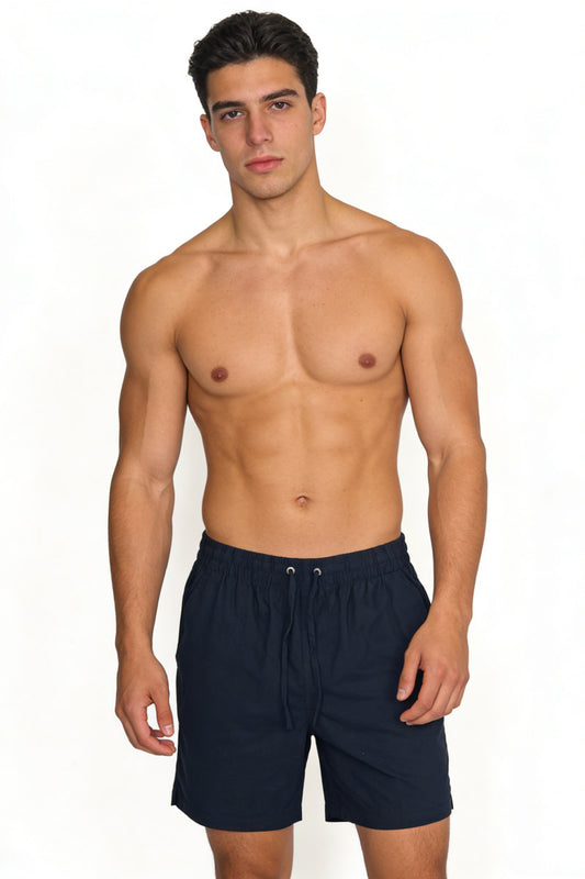 Del Cabo Linen Short - BLK