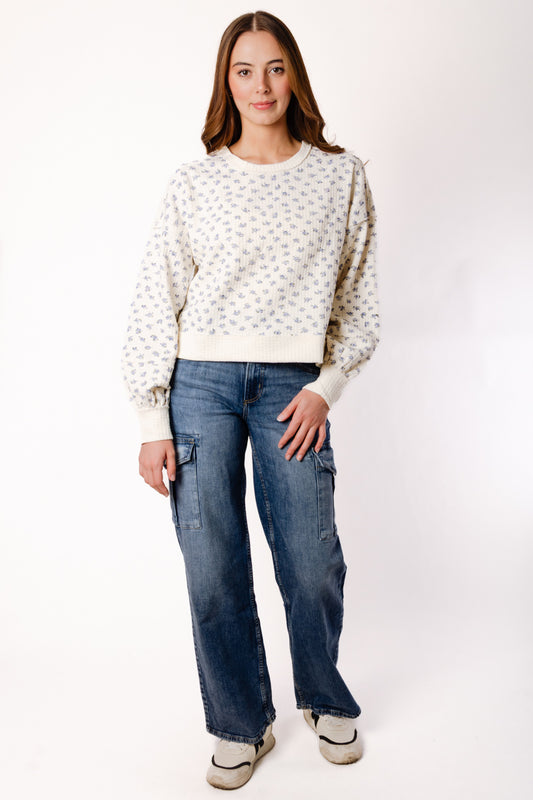 Denim Cargo Wide Leg Jeans - 31