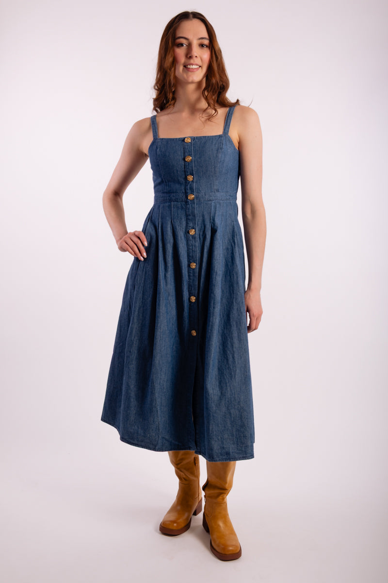 Denim Dream Midi Dress - DNM