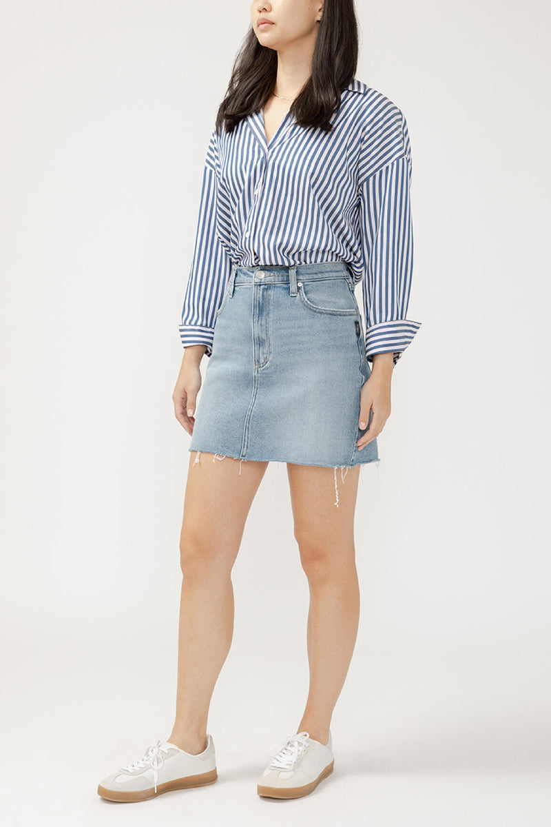 Denim Mini Skirt - LTW
