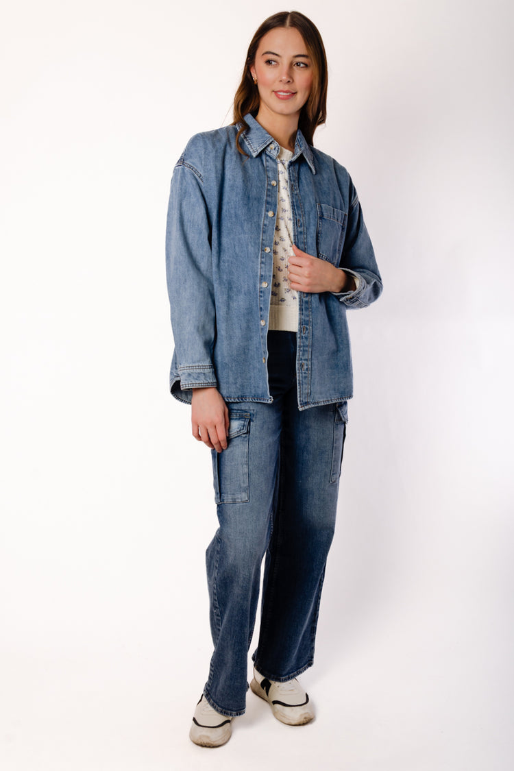Oversized Denim Shirt - MDN