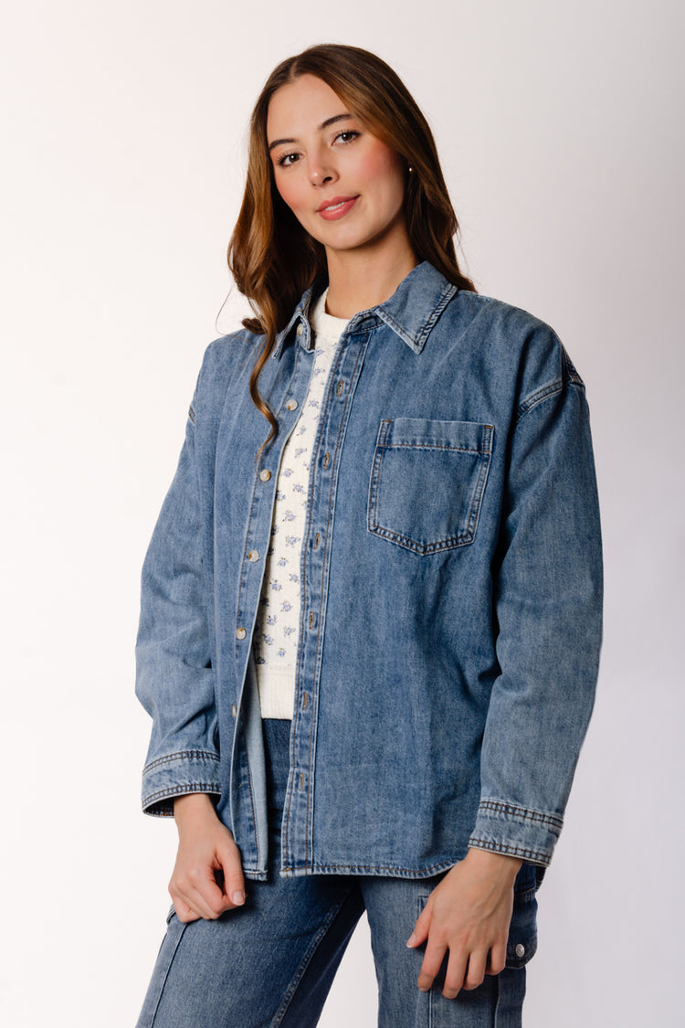 Oversized Denim Shirt - MDN