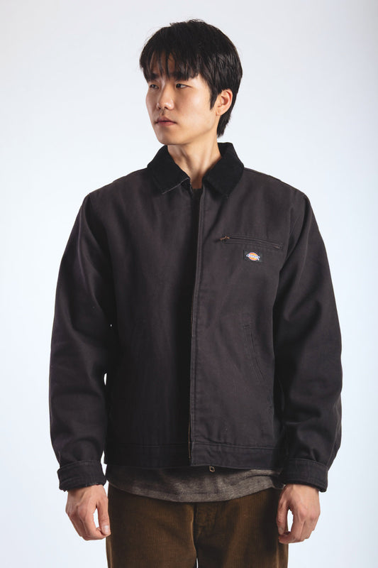 Blanket Lined Canvas Jacket - BLK