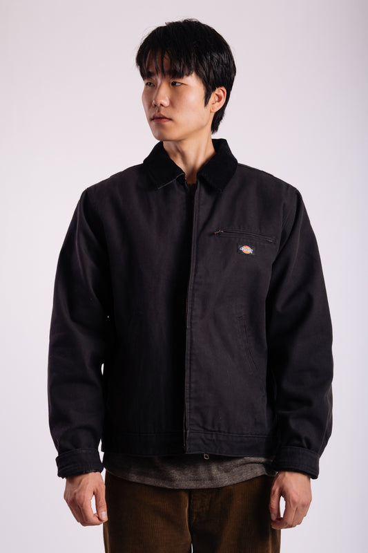 Blanket Lined Canvas Jacket - BLK