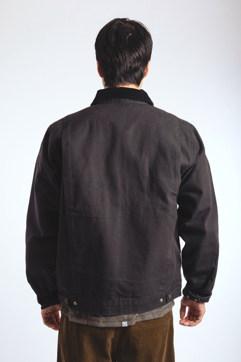 Blanket Lined Canvas Jacket - BLK