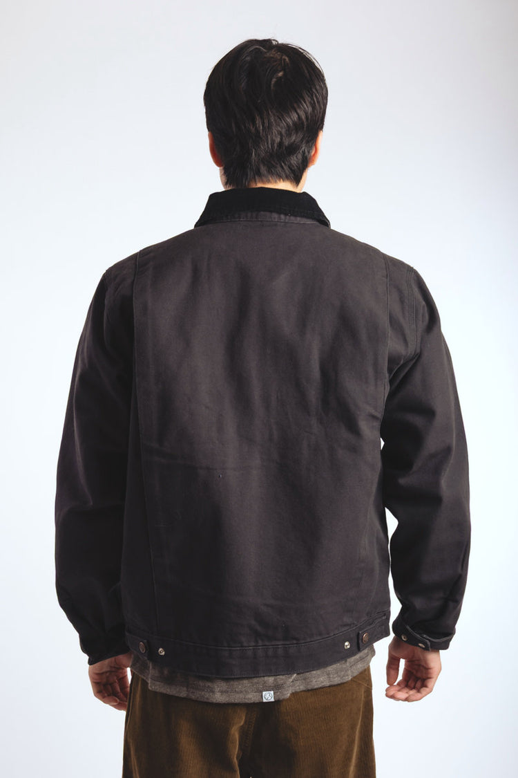 Blanket Lined Canvas Jacket - BLK