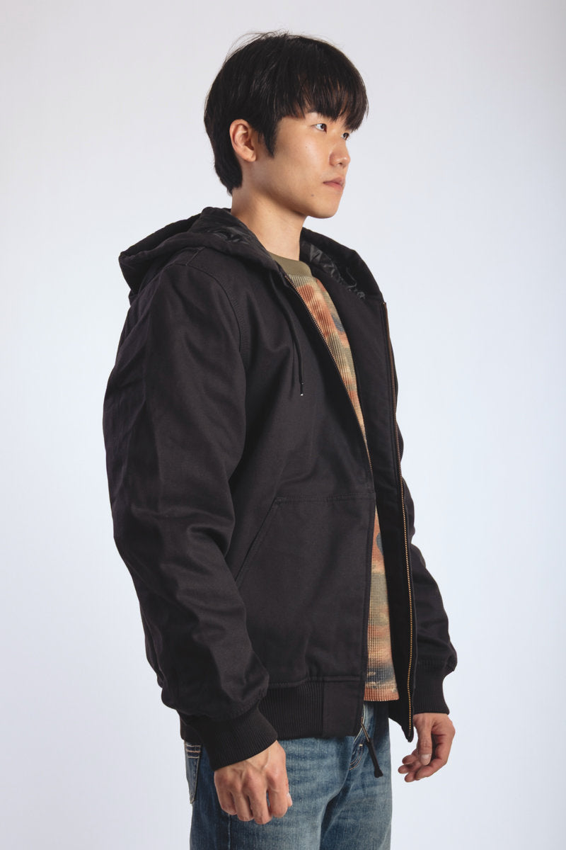 Hooded Duck Bomber Jacket - BLK