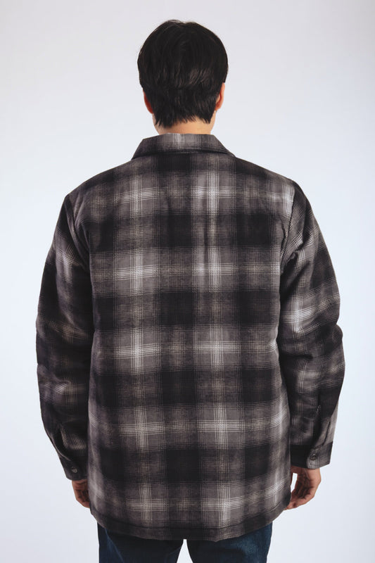 Insulated Plaid Shirt Jacket - ALL