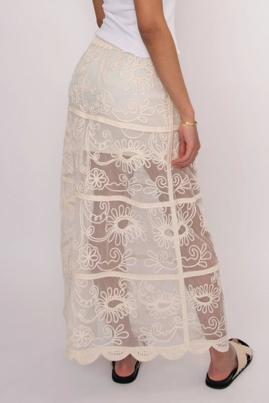 Dilla Pull-On Maxi Skirt - NAT