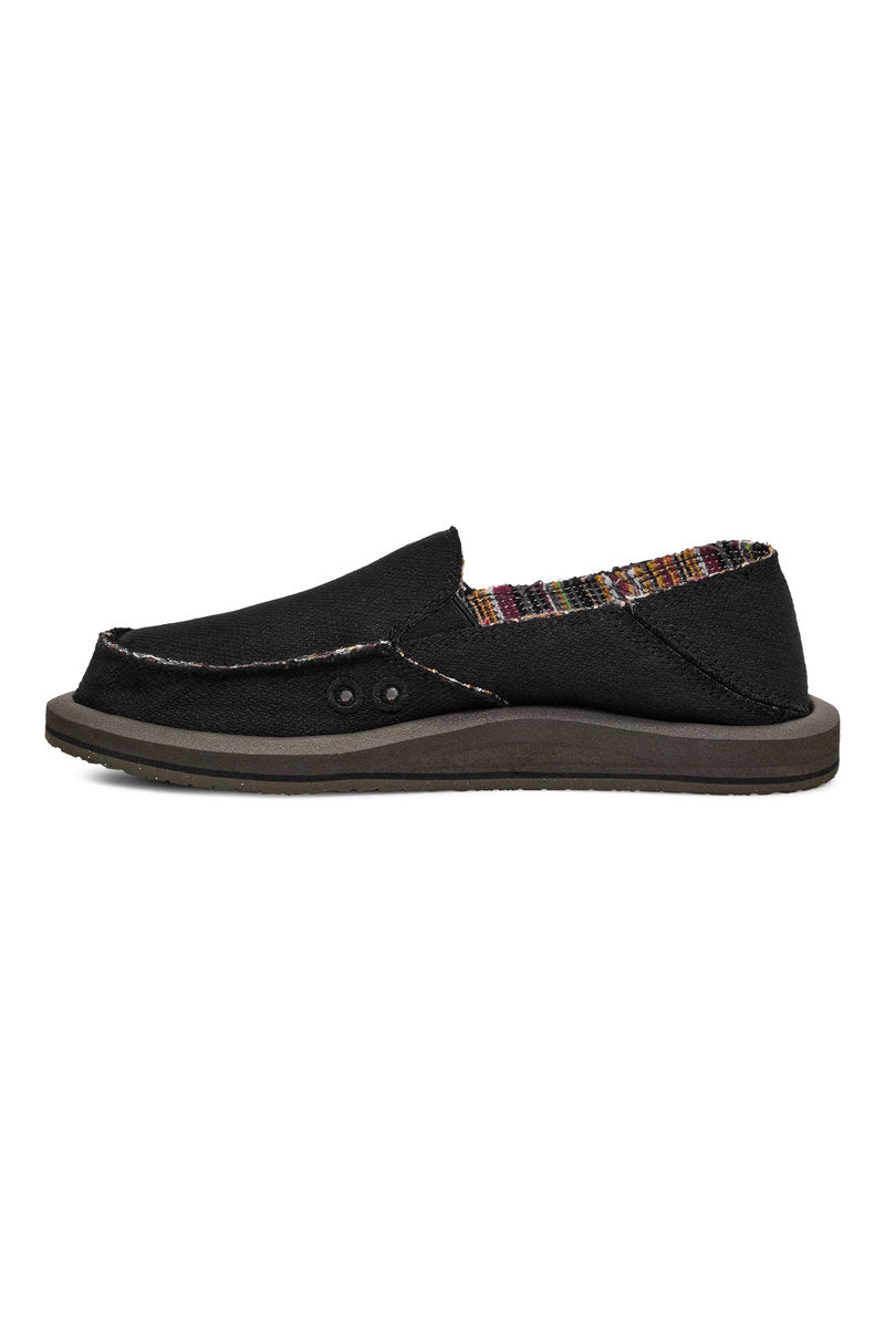 Donna Hemp Slip-On - BLK