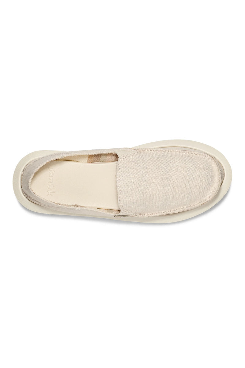 Donna Hemp Slip-On - White
