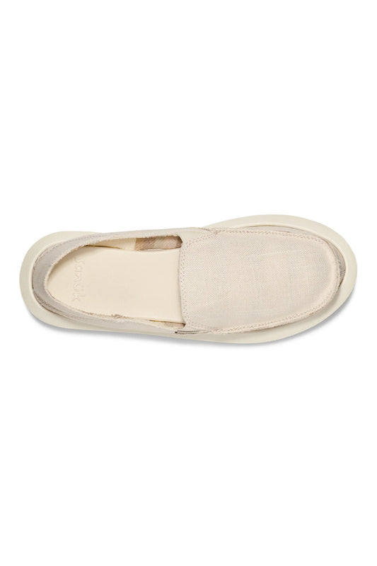 Donna Hemp Slip-On - White