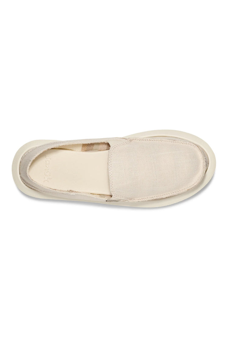 Donna Hemp Slip-On - White