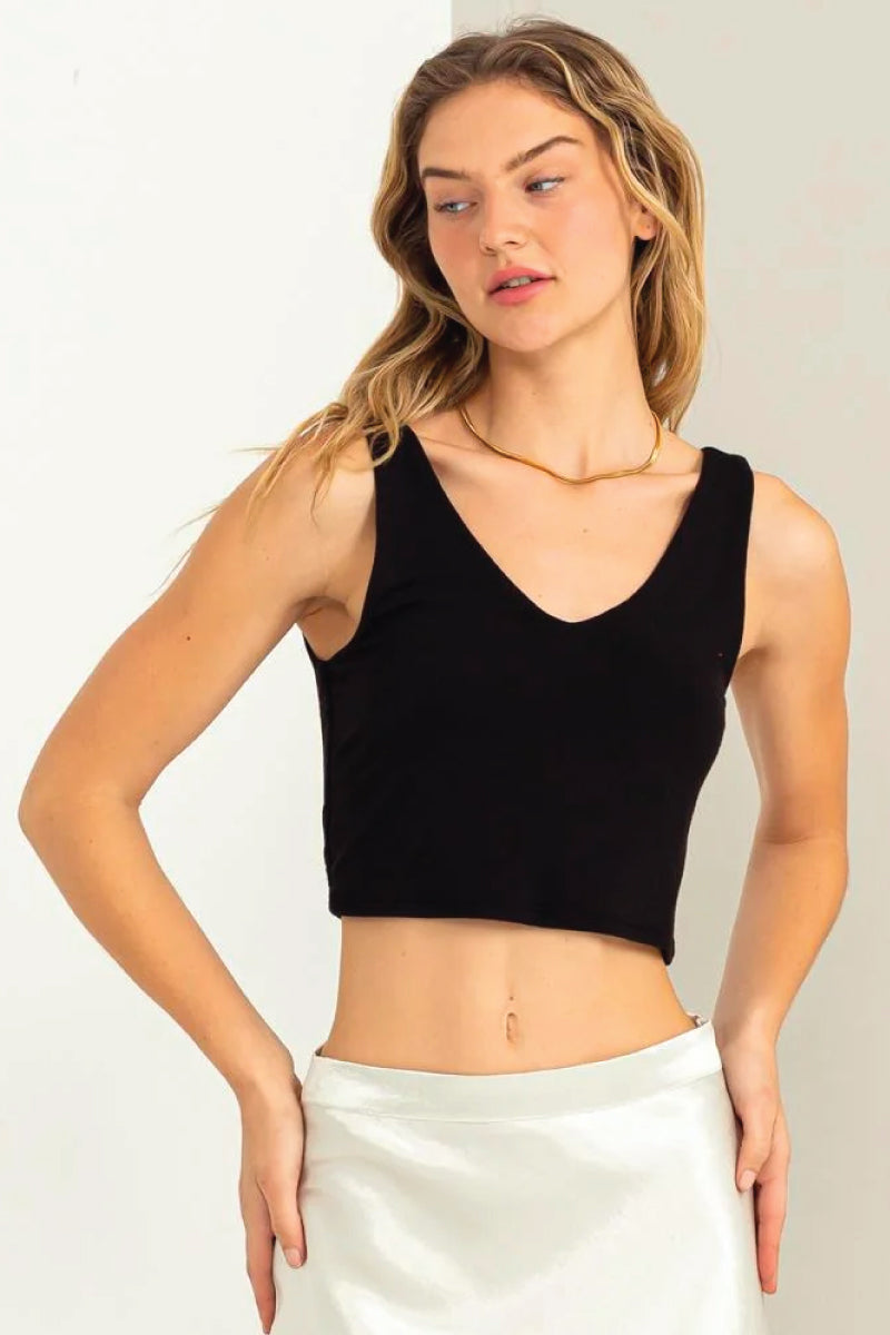 Double Layer Tank - BLK