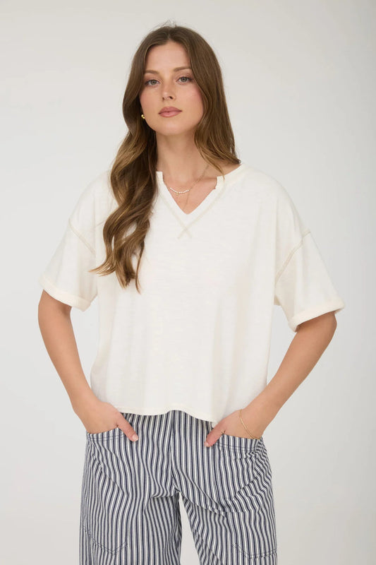 Drop Shoulder Tee - IVR