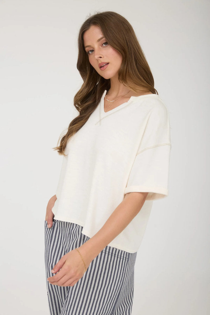 Drop Shoulder Tee - IVR