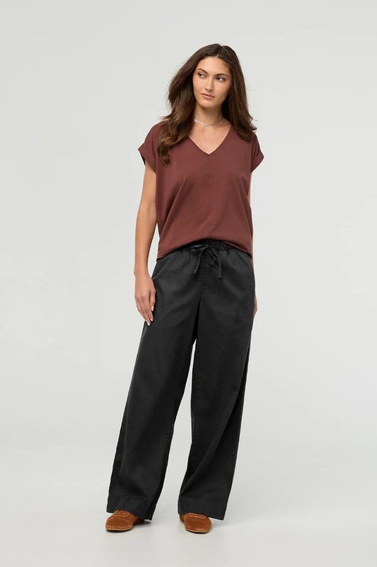 Twill Easy Pant - BLK