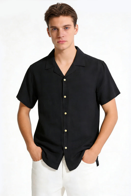 Eliana Short Sleeve Shirt - BLK