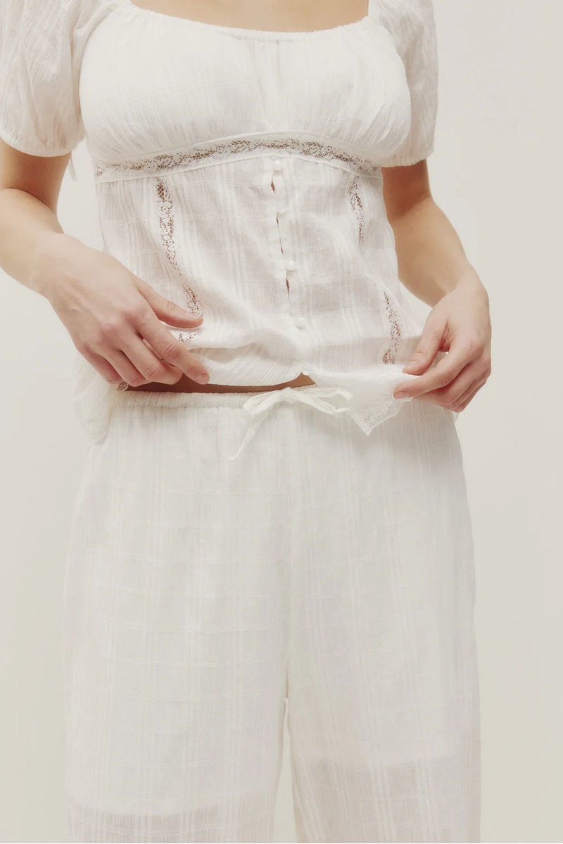 Elyna Peplum Top - IVR