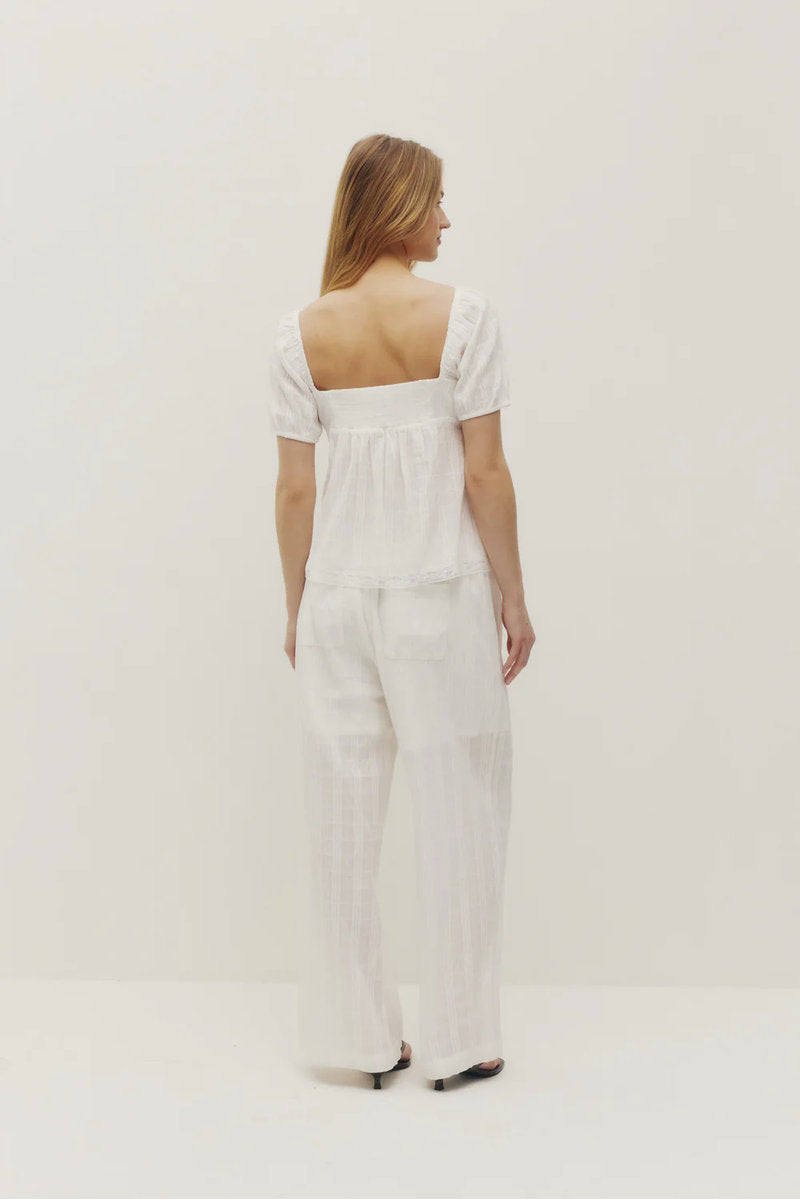 Elyna Peplum Top - IVR