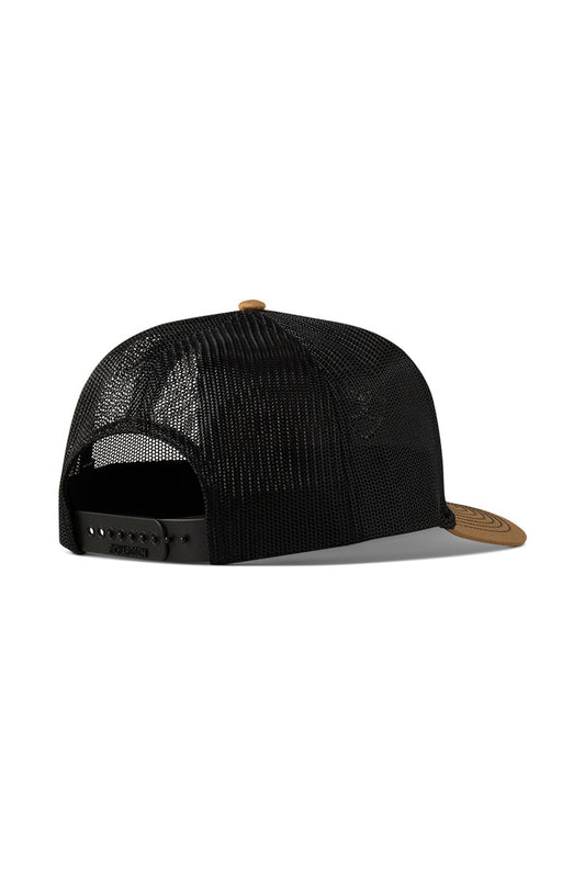 Embroidered Shield Snapback - TAN