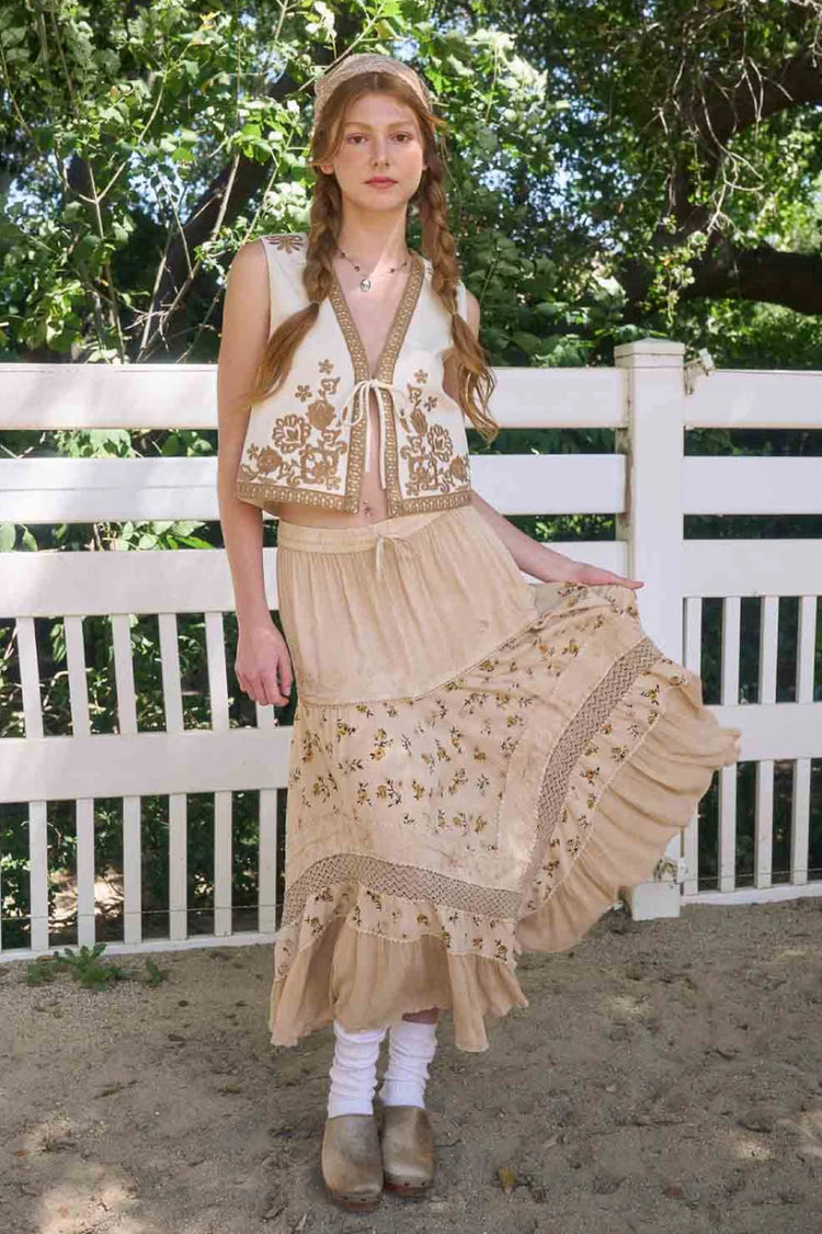 Embroidered Vest - ECR