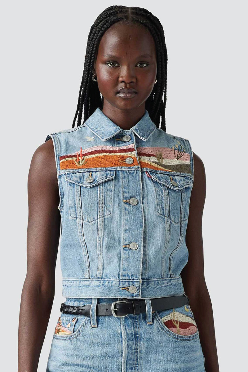 Embroidered XS Vest - DES