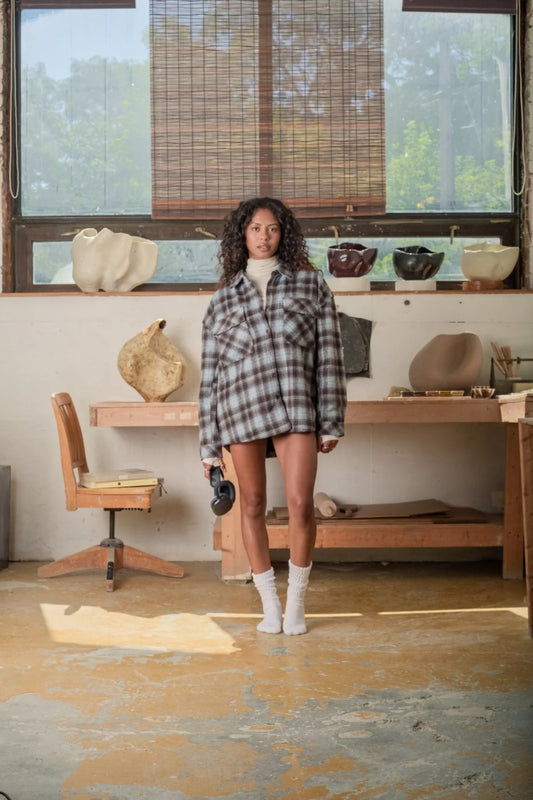 Emory Quilted Jacket - BLU