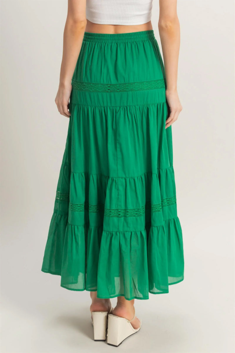 Esmeralda Maxi Skirt - GRN