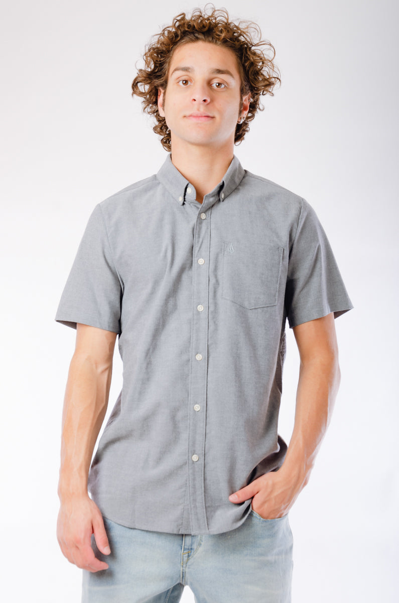 Everett Oxford Short Sleeve - BLK