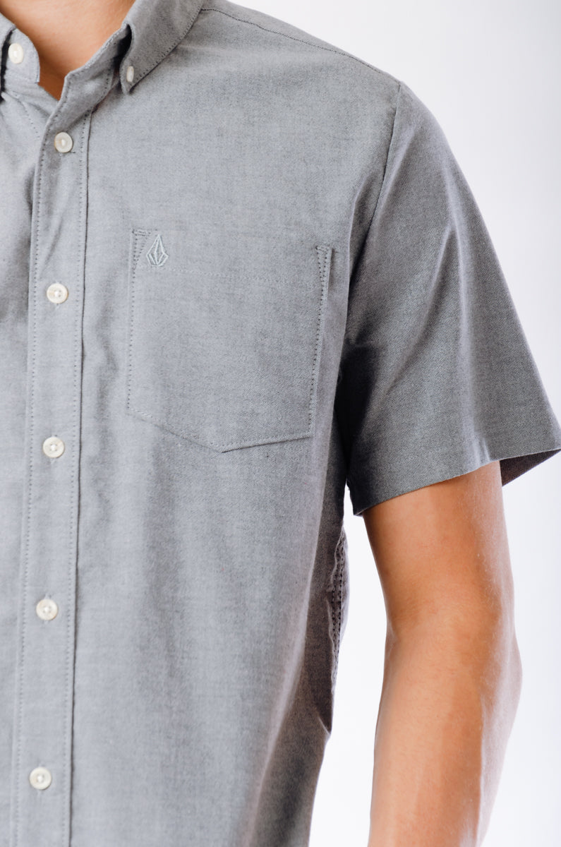 Everett Oxford Short Sleeve - BLK