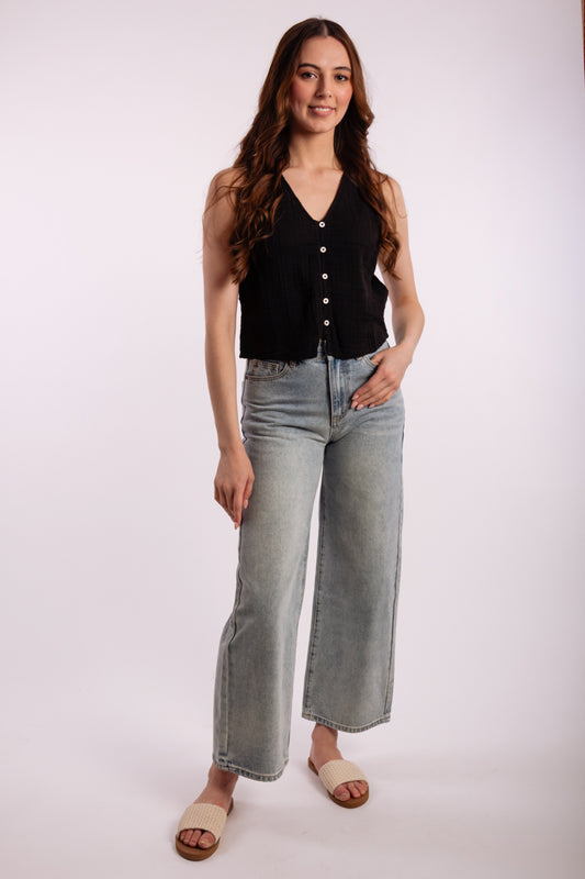 Everyday Baggy Wide Leg Jeans - LBL