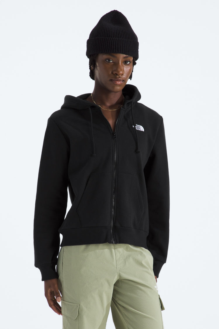 Evolution Simple Dome Full Zip Hoodie - BLK