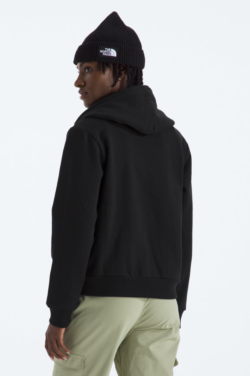 Evolution Simple Dome Full Zip Hoodie - BLK