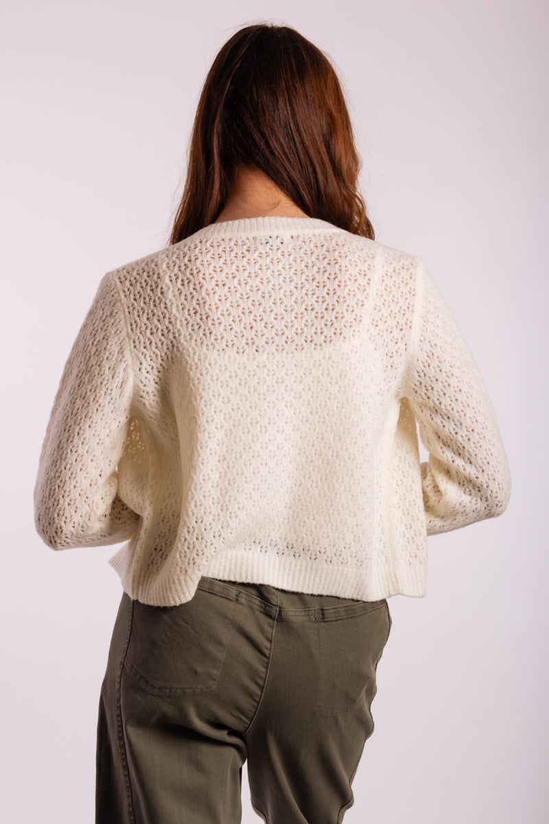 Eyelet Cardigan - CRM