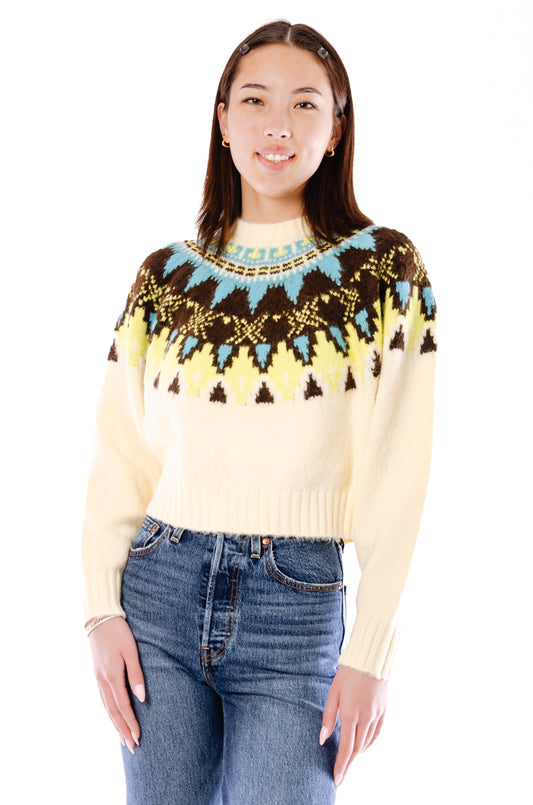 Fair Isle Sweater - CRM