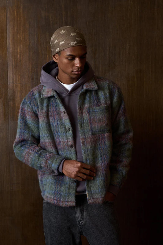 Faux Mohair Shirt - GRN