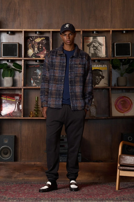 Faux Mohair Shirt - NVY