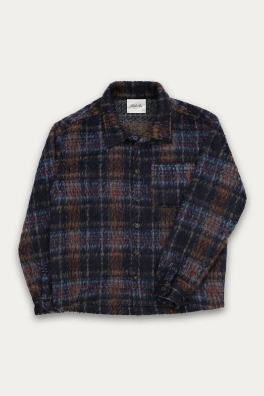 Faux Mohair Shirt - NVY