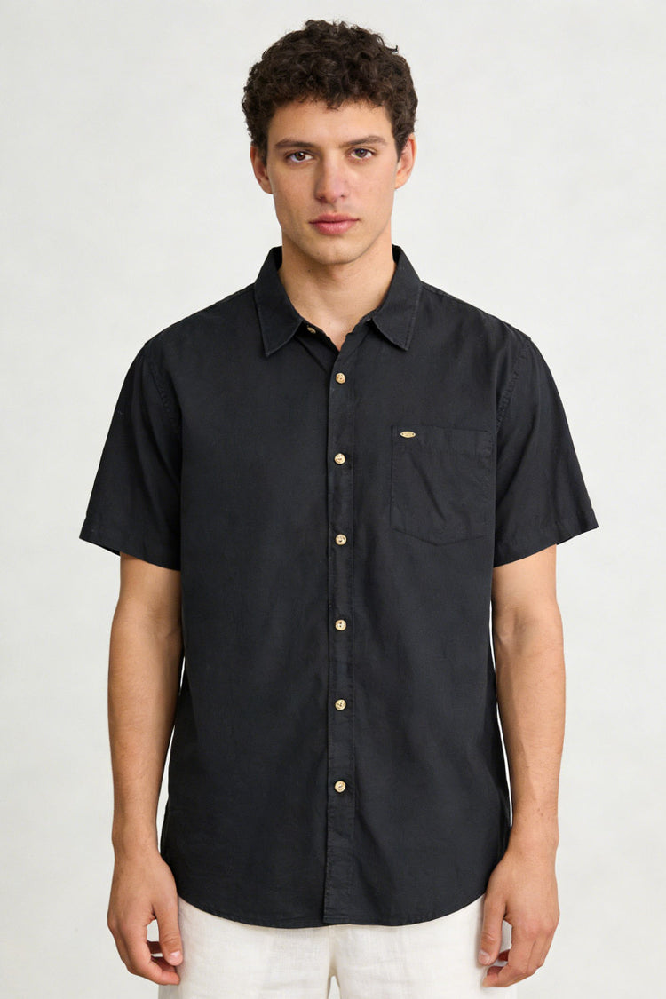 First Tide Short Sleeve Shirt - BLK