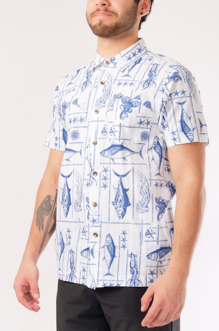 Fishball Short Sleeve Shirt - WHT