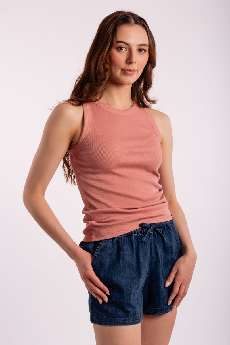 Fitted Ribbed Tank - ROT