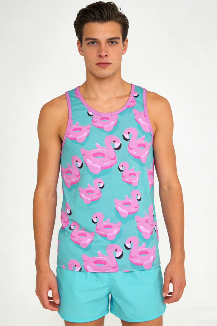 Flamingo Floatie Tank - LBL
