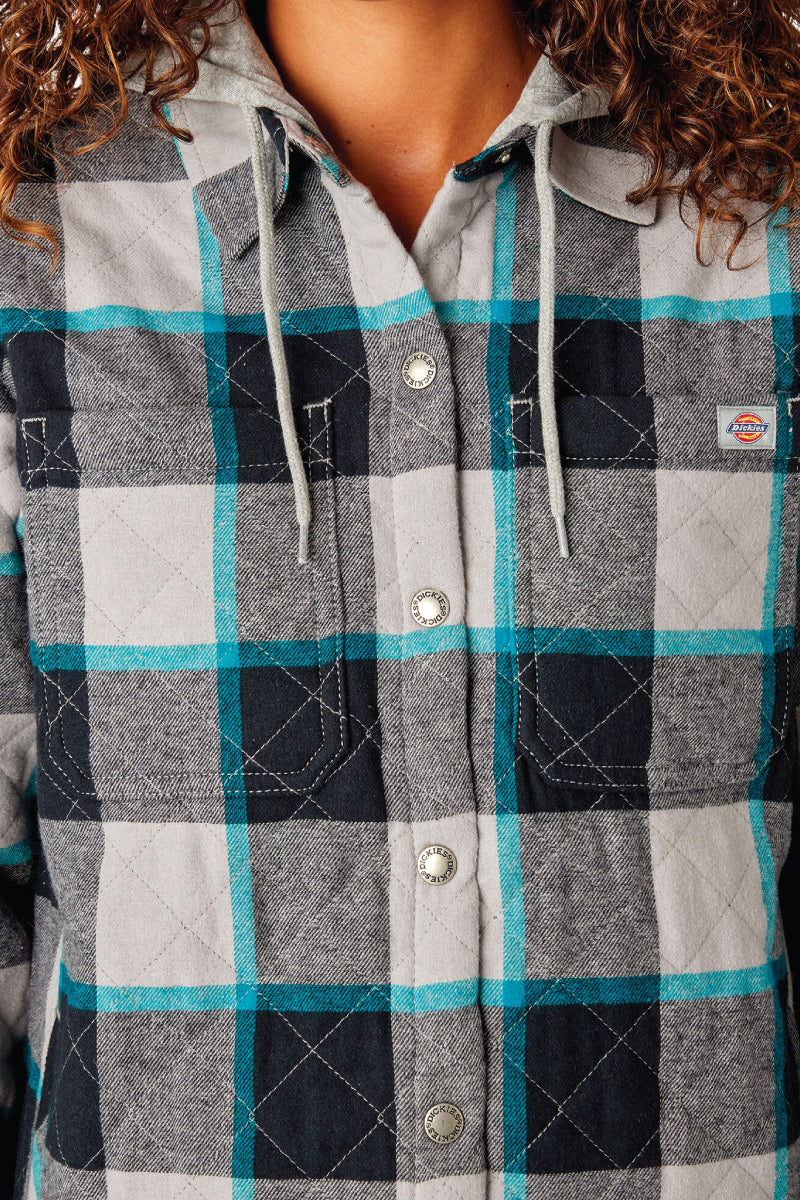 DICKIES Flannel Hooded Shirt Jacket Below The Belt – Below The Belt Store