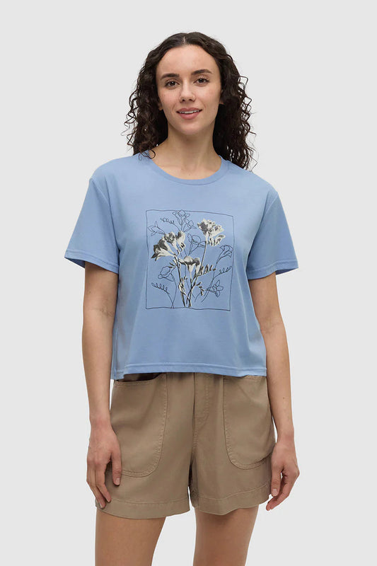 Flora Crop Tee - LSB