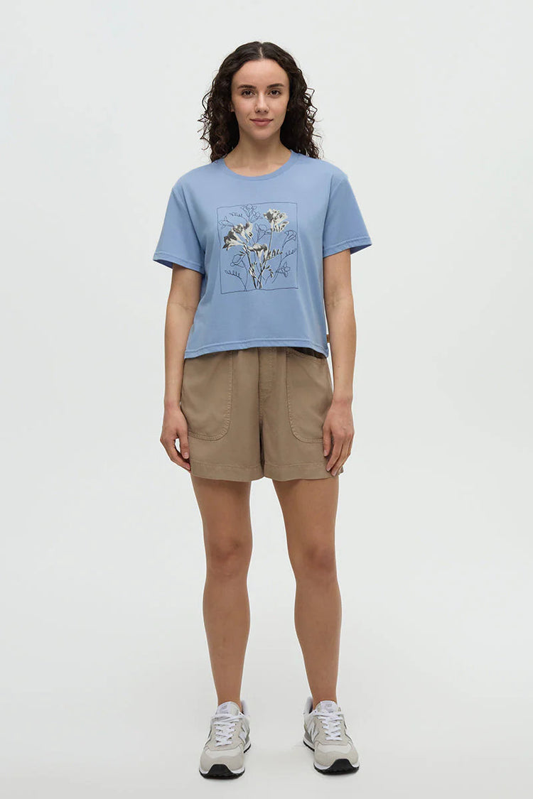Flora Crop Tee - LSB