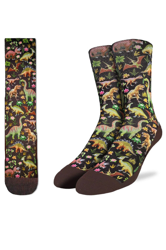 Floral Dinosaurs Socks - MUL