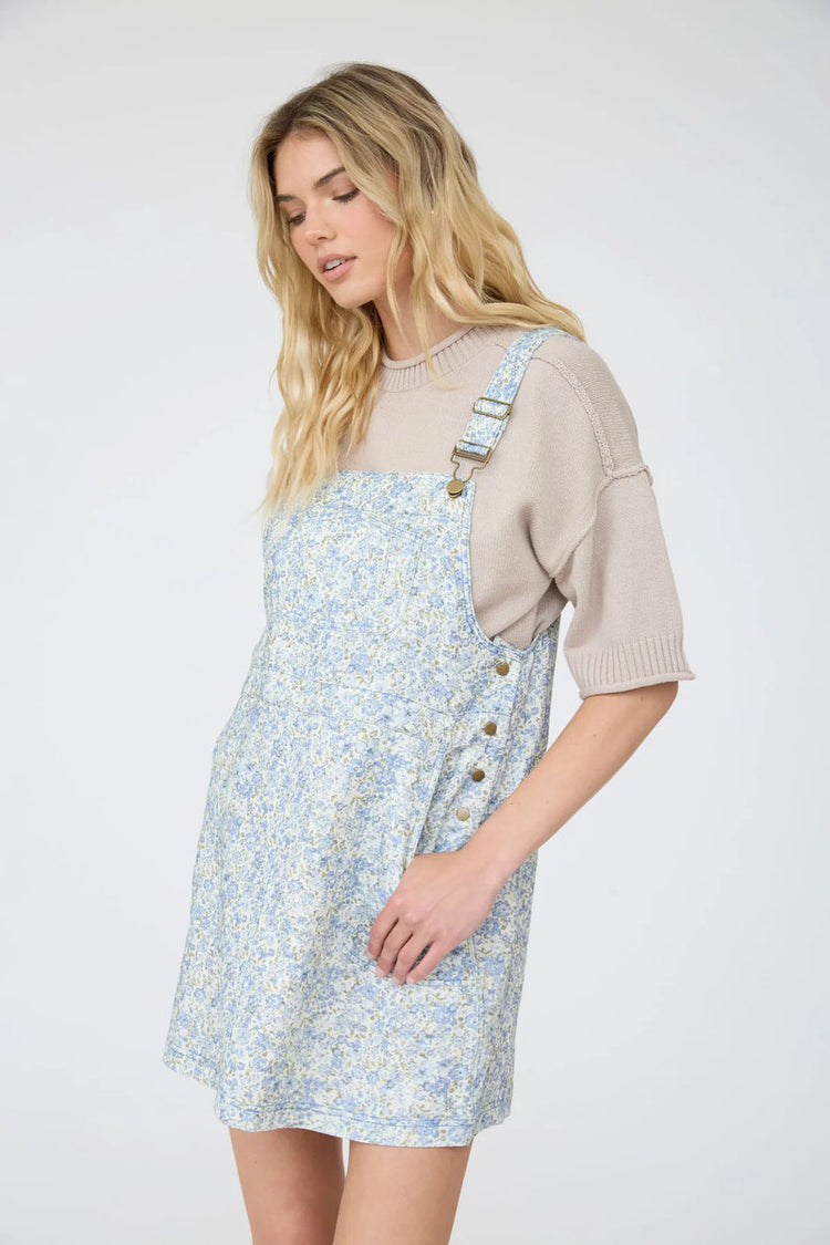Floral Print Skirtall - BLU