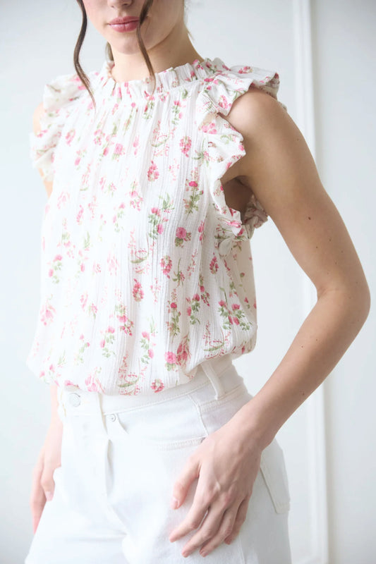 Floral Ruffle Shirt - OFW