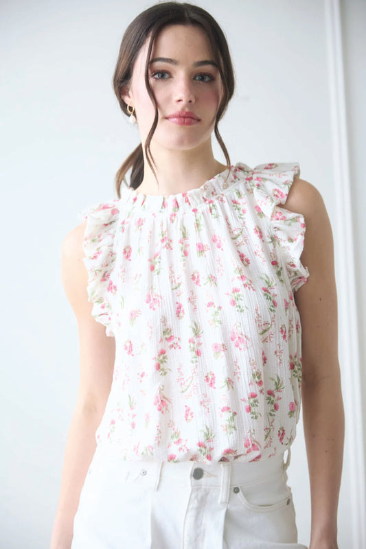 Floral Ruffle Shirt - OFW